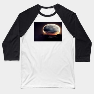 Unwind With The Moon And Relax Into Space Baseball T-Shirt